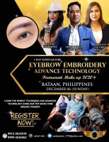 1 Day Seminar for EYEBROW EMBROIDERY ADVANCE TECHNOLOGY PERMANENT MAKE UP 2020